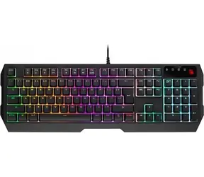 A4tech Bloody B140N černá / Herní klávesnice / membránové spínače / N-Key Rollover / podsvícená / USB / 1.8 m