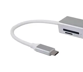 Equip stříbrná / Adaptér USB-C / HDMI + 2× USB-A 3.0 + čtečka SD/microSD / 4K 30 Hz