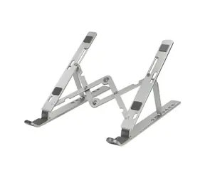 LogiLink AA0134 stříbrná / Stojan pro notebook / do 16" / 7 poloh / do 10 kg