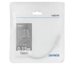 LogiLink USB-C - HDMI černá / Redukce / USB 3.2 Gen1 / 4K 60Hz / 0,15 m