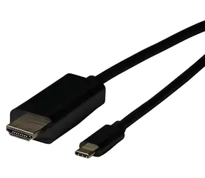 EFB Elektronik USB-C - HDMI kabel černý / Adaptérový kabel / 4K 30Hz / HDCP 1.4 / 2 m