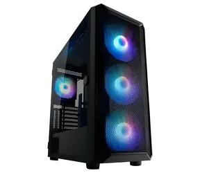 LC-Power 804B Obsession_X černá / Počítačová skříň / Midi Tower / ATX / 4× ARGB / Tvrzené sklo