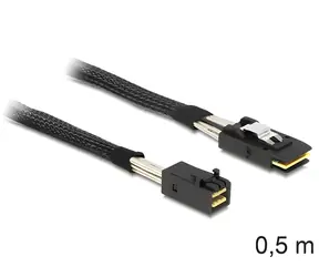 DeLock / Kabel SAS / Mini SAS HD SFF-8643 / Mini SAS 36-pin SFF-8087 / 0,5 m