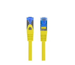 Lanberg CAT6a S/FTP 1m žlutá / Patch kabel / LSZH / CCA / Fluke Pass