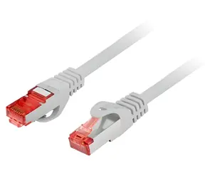 Lanberg CAT6 S-FTP šedá / Patch kabel / 2 m / AWG 26/7 / LSZH / Měď