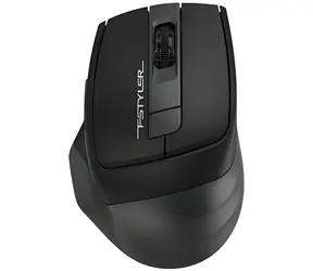 A4tech FStyler FB35 černá / Bezdrátová kancelářská optická myš / 2000 DPI / Bluetooth / 2.4 GHz / 6 tlačítek