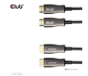 Club3D Ultra High Speed HDMI 2.1 kabel 50m / AOC aktivní optický / 8K 60Hz / 48 Gbit/s / eARC / HDR