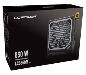 LC-Power LC6850M V3.0 / Zdroj / ATX 3.0 / 850W / 80 Plus Gold / 135mm / Modulární