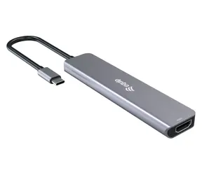 Equip 133500 / Adaptér USB-C / HDMI 4K 60Hz / 3x USB-C / USB-A / 100W PD