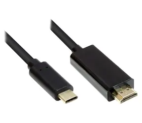 Good Connections USB-C (M) - HDMI 2.0 (M) 1m černá / Kabel / 4K UHD 60Hz