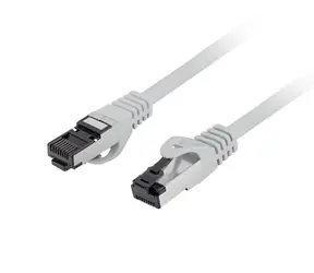 Lanberg CAT8.1 S/FTP 1,5m šedá / Patch kabel / RJ-45 / LSZH / 40 Gbit/s / Fluke