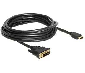 Delock / Kabel DVI-D na HDMI-A / 5 m / samec/samec / max. 1920 x 1200 / pozlacené konektory