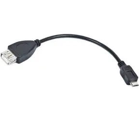 Lanberg Micro-USB na USB-A OTG černá / Redukce USB / USB 2.0 / 0,15 m