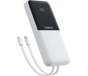 Baseus Lipow 10000 mAh bílá / Powerbanka / 22.5W