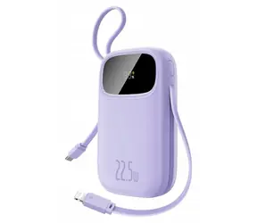 Baseus EnerFill FC21 Qpow 3 Ultra fialová / Powerbanka / 20000 mAh / 22,5W