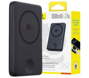 Baseus EnerFill FT11 černá / Powerbanka / 10 000 mAh / 27W