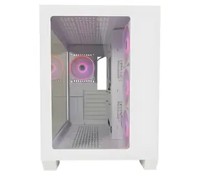 LC-Power Gaming 807W-ON Stormwatch_X bílá / Skříň / Midi Tower / ATX / temperované sklo / RGB