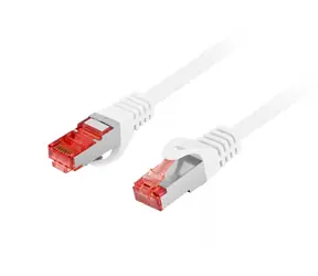 Lanberg CAT6 S/FTP 2m bílá / Patch kabel / RJ45-RJ45 / LSZH / 250 MHz