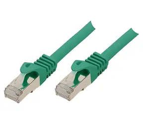 Shiverpeaks CAT7 S/FTP Patch Cord 50m zelená / Patch kabel / RJ-45 / LSZH / 600 MHz
