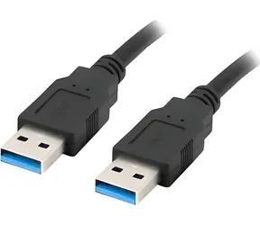Lanberg USB-A 3.0 (M)-(M) 1,8 m černá / Kabel USB / 5 Gbit/s