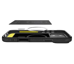 Spigen Rugged Armor MagSafe černá / Ochranný kryt / Apple iPhone 17 Pro