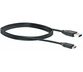 Schwaiger USB-C - USB-A 3.0 černý / Datový kabel / USB 3.2 Gen 1 / 5 Gbit/s / 1 m