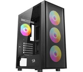 Redragon Spark GC-621-4F / Skříň / 4× RGB ventilátor / Tempered Glass / USB-C
