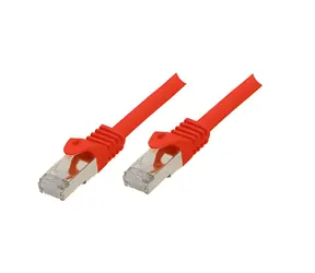 Shiverpeaks CAT7 S/FTP Patch Cord 50m červená / Patch kabel / RJ-45 / LSZH / 600 MHz