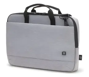 DICOTA Eco Slim Case MOTION 14-15.6" světle šedá / brašna na notebook / polyester + recyklovaný plast