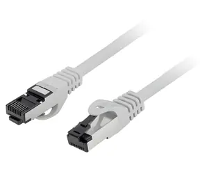 Lanberg CAT8.1 S/FTP 1m šedá / Patch kabel / RJ-45 / LSZH / 40 Gbit/s