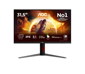 31.5" AOC U32G4U černá / Monitor / Fast IPS / 4K UHD / 160 Hz / 450 cd/m2 / 2x HDMI + DP / VESA