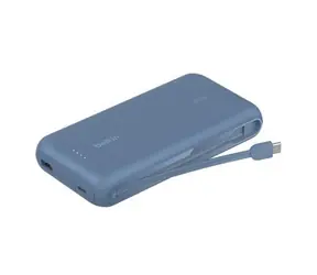 Belkin BOOST CHARGE 20000mAh + kabel modrá / PowerBanka / integrovaný USB-C kabel / 30W PD