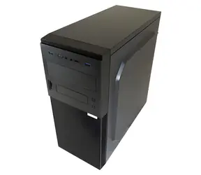 LC-Power 7041B-ON černá / Skříň PC / Midi Tower / ATX, mATX, Mini-ITX / USB 3.2 Gen1