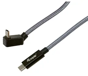 Equip 128422 černá / USB-C kabel / USB4 Gen 2x2 / 20 Gbit/s / PD 240W / 4K/60Hz / 2m