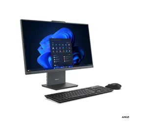 Lenovo ThinkCentre neo 55a 24 Gen 6 šedá / AiO počítač / 23.8" FHD Touch / Ryzen 5 220 3.2GHz / 8GB / 256GB SSD / AMD