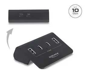 Delock USB rozbočovač / 10 Gbps / 2x USB-C / 2x USB-A