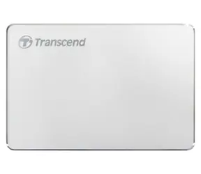 Transcend StoreJet 25C3S 1TB stříbrná / Externí HDD / 2.5" / USB-C 3.2 Gen 1 / 5 Gbit/s / Hliníkový kryt