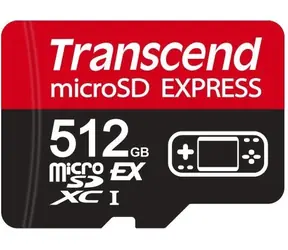 Transcend USD710S / Paměťová karta microSDXC / 512 GB / SD Express PCIe / U3 / V30 / A1 / R: 900 MB/s / W: 780 MB/s