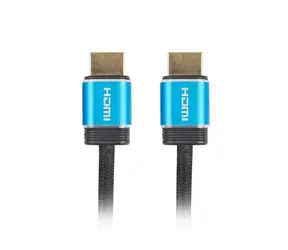 Lanberg CA-HDMI-P20CU-0010-BK černá / Kabel HDMI / 2.0 / 1 m / 4K 60Hz