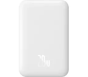 Baseus Airpow 6000mAh bílá / Powerbanka / 20W / MagSafe / kabel v balení