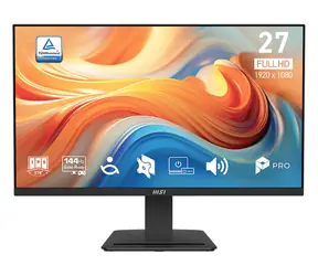 27" MSI PRO MP273DE E14A černá / Monitor / IPS / FHD / 144 Hz / 1ms / HDMI + DP + VGA / VESA