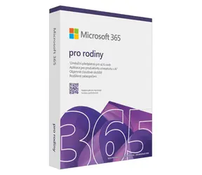Microsoft 365 pro rodiny CZ / Kancelářský software / Elektronická licence / 12 měsíců / Až 6 uživatelů / 6 TB OneDrive