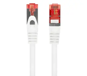 Lanberg CAT6 S/FTP 0.25m bílá / Patch kabel / LSZH / RJ45-RJ45 / Fluke