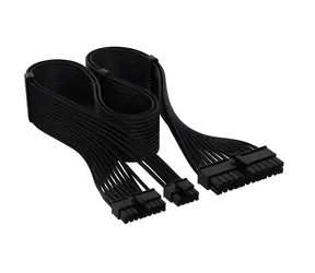 Corsair Premium Sleeved 24-Pin ATX Type 5 černá / Napájecí kabel / individuálně opletený / pro modulární zdroje