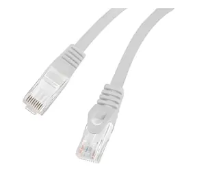 Lanberg UTP CAT6 10m šedá / Patch kabel / RJ45-RJ45 / LSZH / Fluke Passed