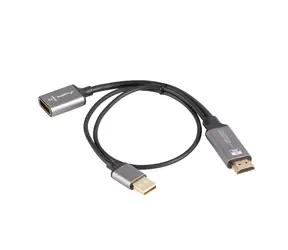 Lanberg adaptér HDMI na DisplayPort / 4K / 20 cm