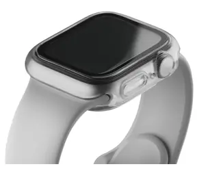 Hama Case průhledná / Ochranné pouzdro / Apple Watch 10/11 42 mm / tvrzené sklo / Snap-On