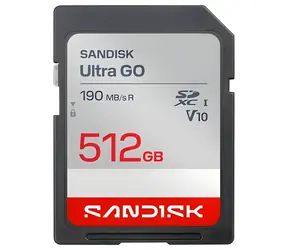 SanDisk Ultra Go 512 GB / Paměťová karta SDXC / 190 MB/s