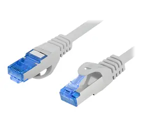 Lanberg CAT6a S/FTP 2m šedá / Patch kabel / LSZH / CCA / 500 MHz