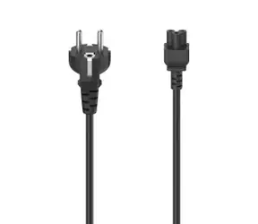 Hama napájecí kabel C5 trojlístek černá / Napájecí kabel / 1,5 m